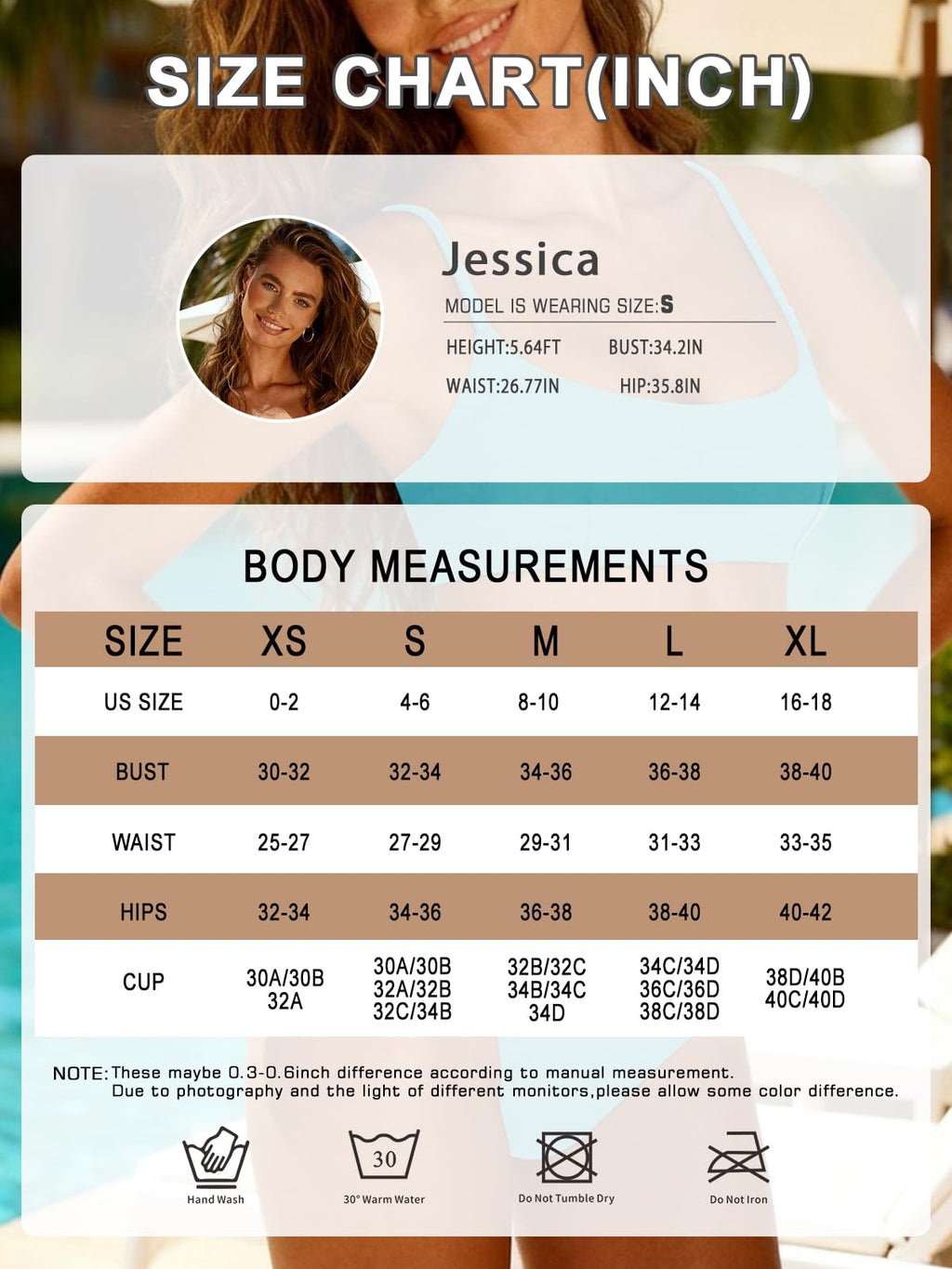 OWICA Women's 2 Piece Bikini Set Sexy Bathing Suits for Women Adjustable Spaghetti Straps Bandeau High Cut Swimsuit 2026 Light Blue