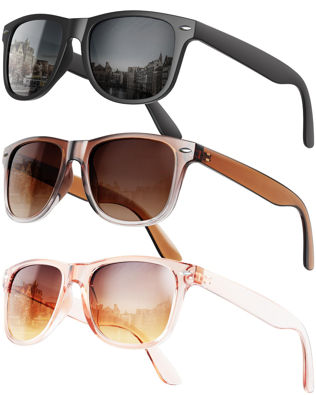 OUKEMAX Sunglasses-women Polarized Sunglasses-womens: Trendy Sun Glasses polarized UV400 Protection Fashion Sun glasses