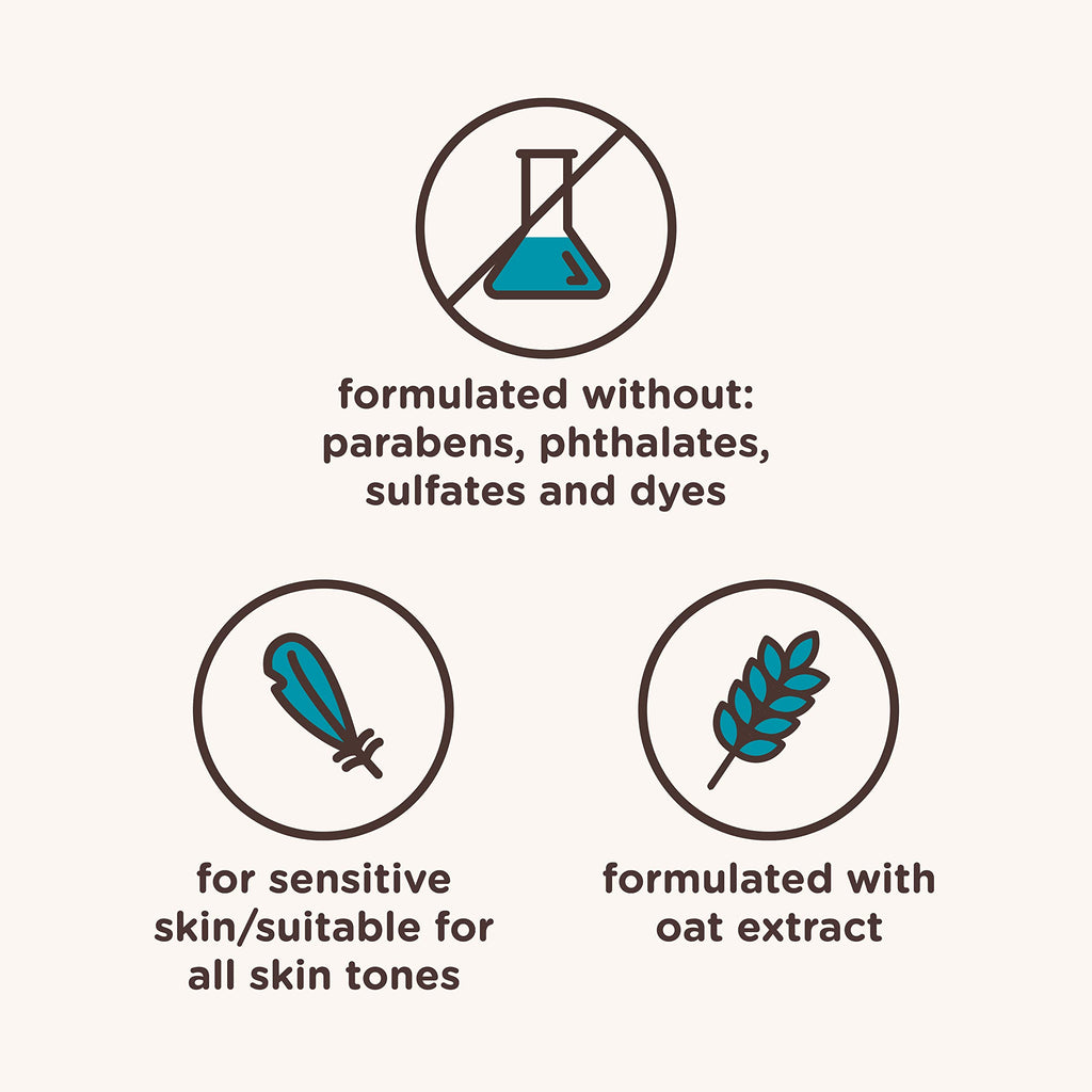 Aveeno Kids Face & Body Wash for Sensitive Skin, Oat Extract, Tear-Free, Non-Drying, Light Scent, Pump Dispenser, Hypoallergenic, Sulfate & Dye Free, 18 fl oz