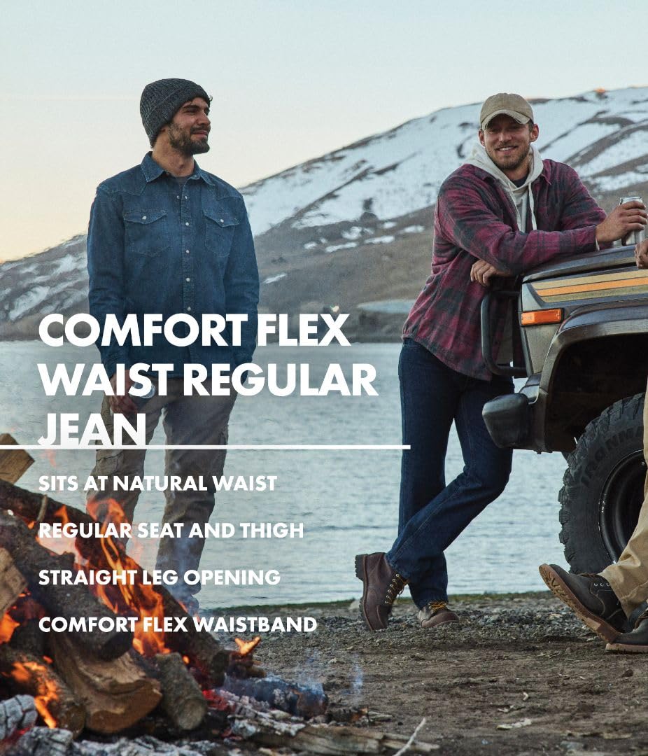 Regular Fit Comfort Flex Waist Jean, Leon, 42W x 29L