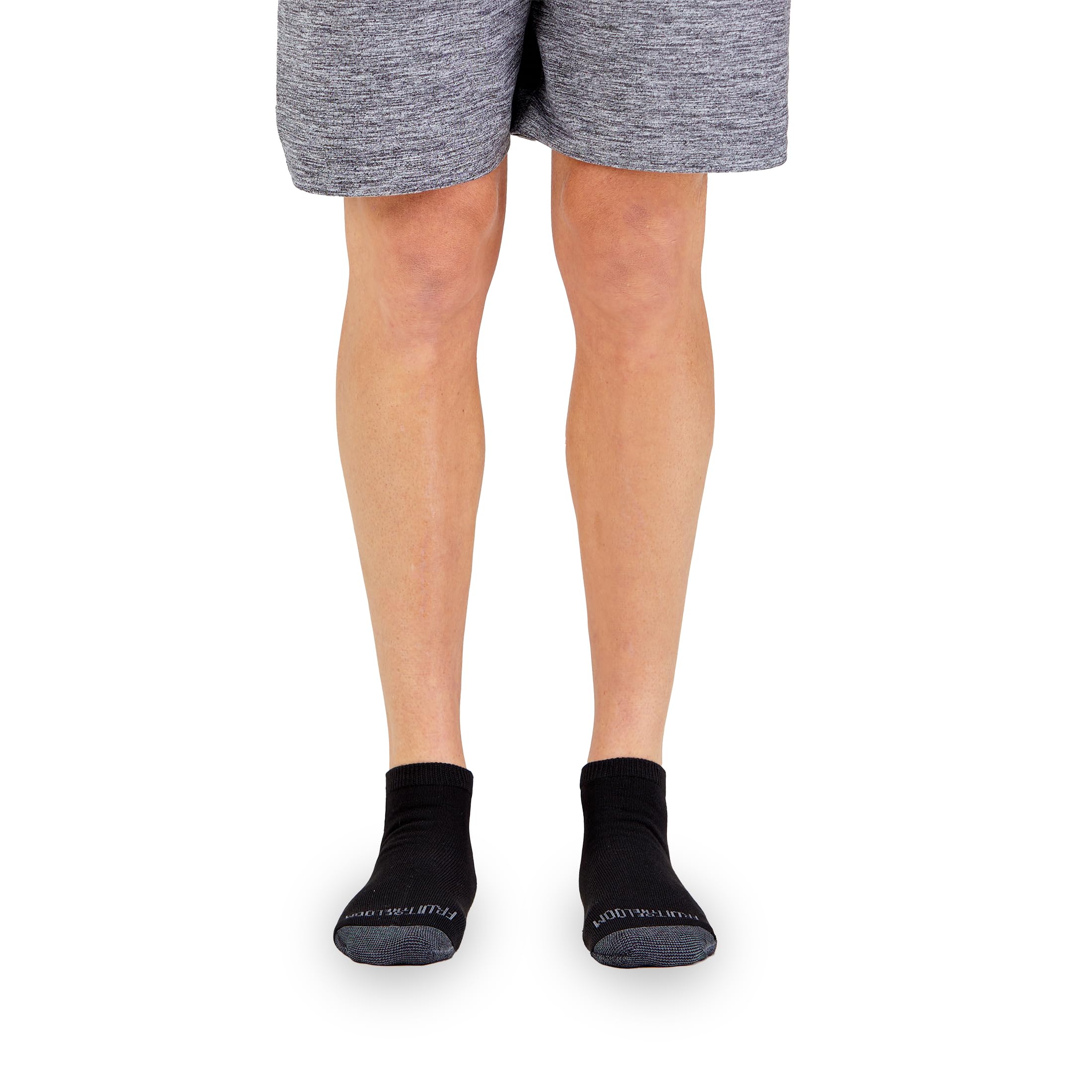 Fruit of the Loom Men's Dual Defense Ankle Socks 12 Count ( 1Pack)