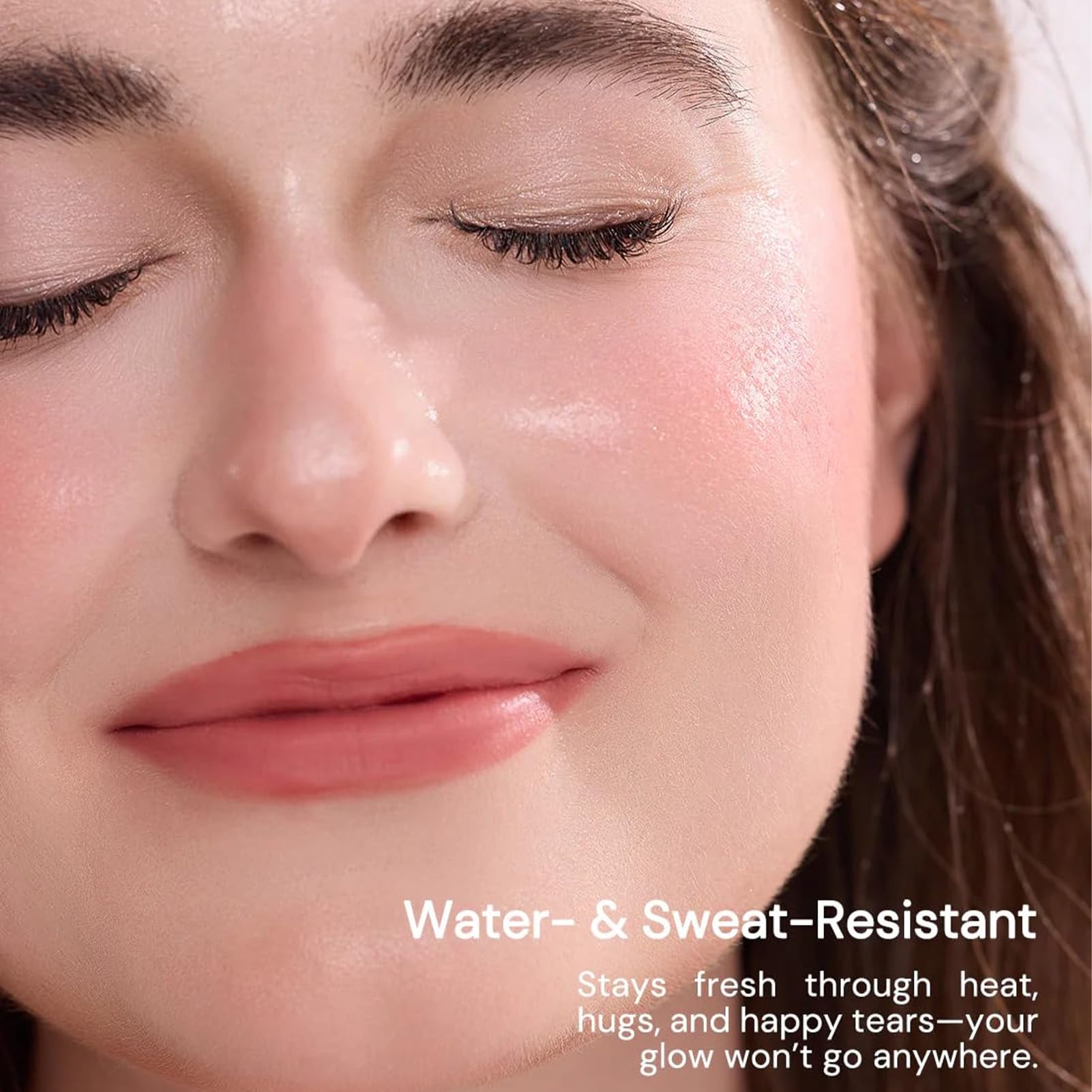 Flower Knows Strawberry Cupid All Day Glow Liquid Blush,Sweat & Water-Resistant Dewy Blush for Cheeks,Blendableand Hydrating Baby Pink Face Makeup for Women & Girls,0.25 Fl Oz(01 Frosty Strawberry)