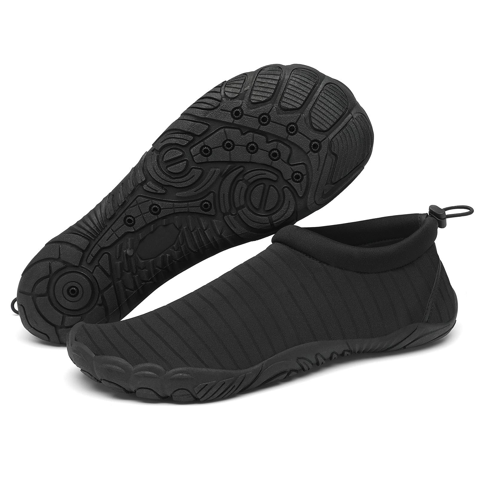 Mishansha Womens Mens Water Shoes Wide Toe Box Swim Beach Barefoot Shoes Quick Dry Non Slip Royal Blue 14 Women/12 Men