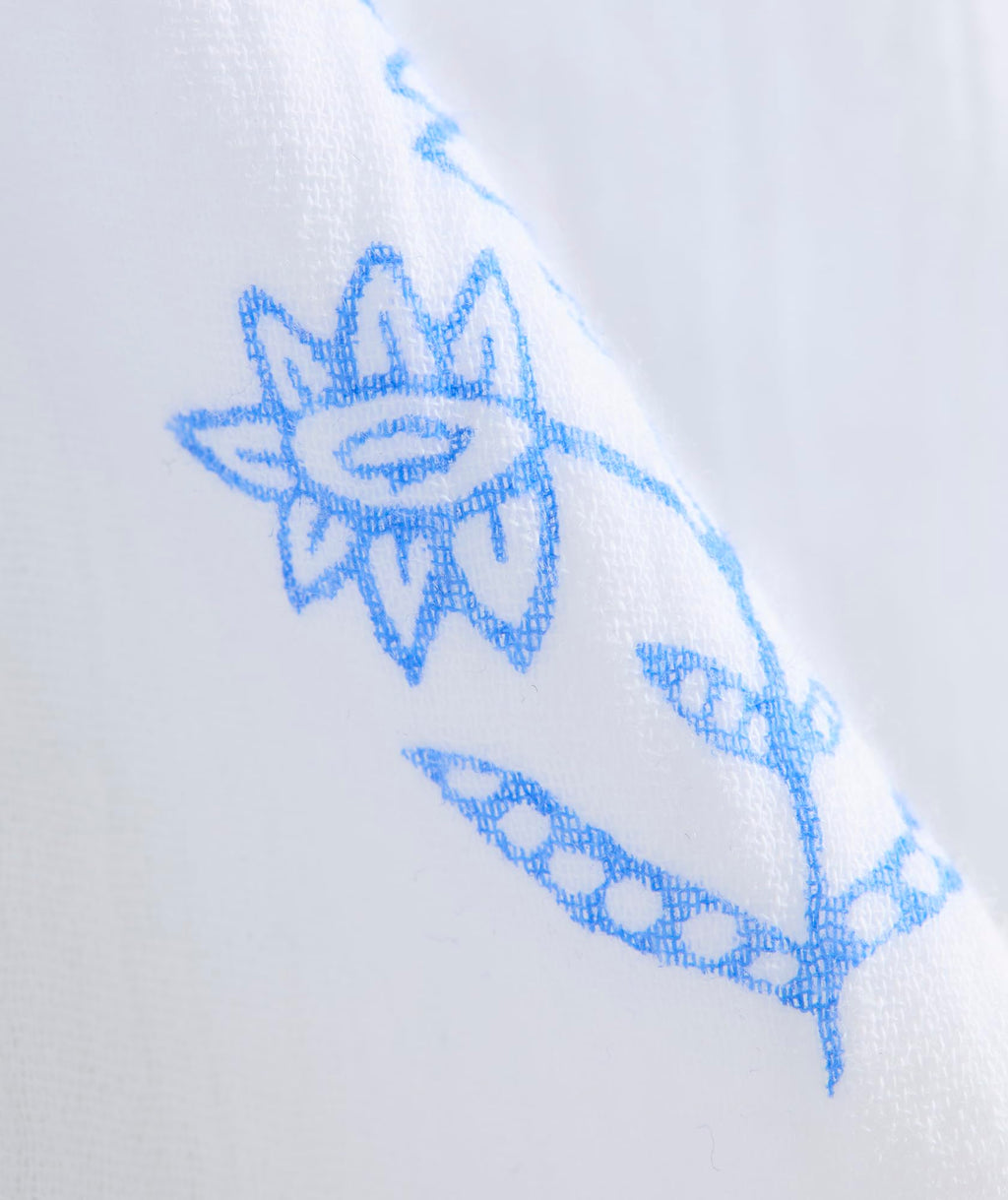 vineyard vines Marnie Gauze Mini Cover-Up Dress, White Cap Print, XS