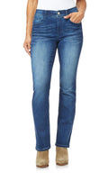 Angels Forever Young 360 Sculpt Bootcut Jeans for Women Figure Enhancing Stretch Denim, Orchard, 12