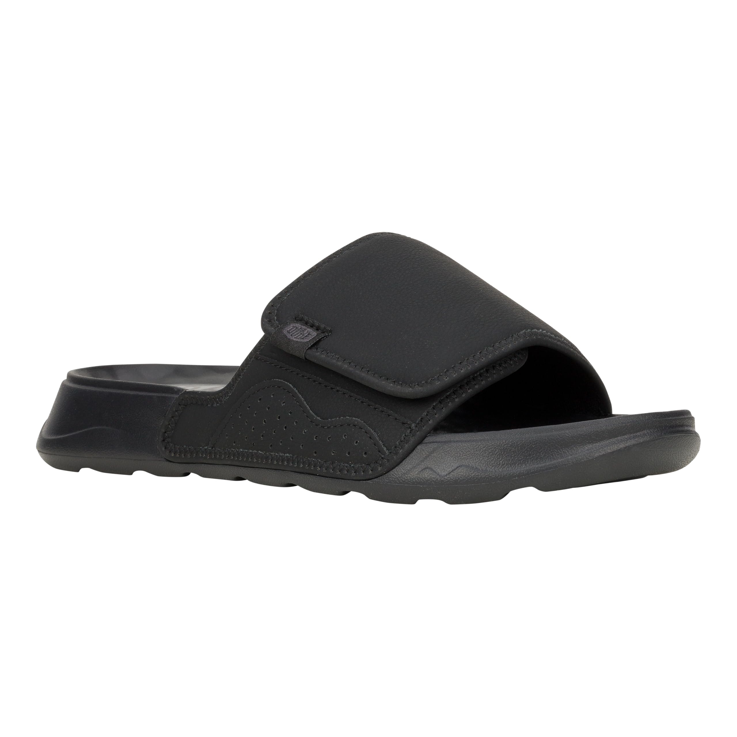 HEYDUDE Men's Shore Slide Classic Loafer Black
