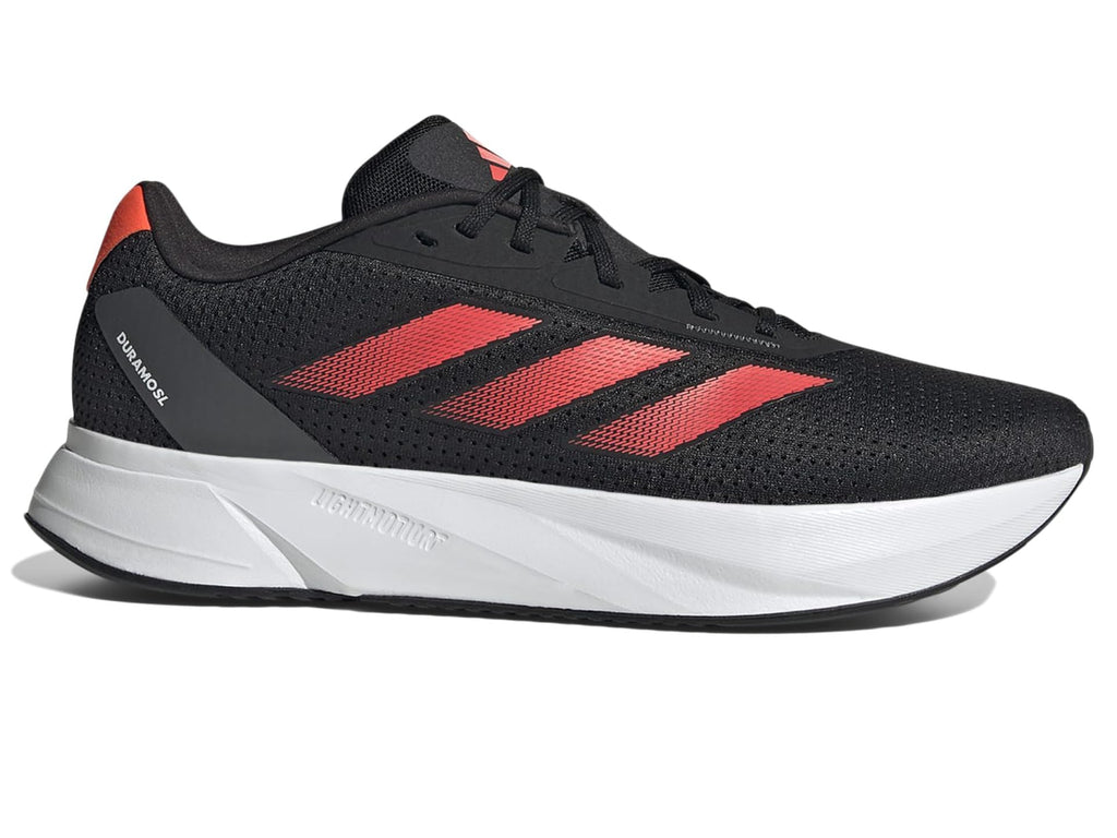 Adidas Men's Duramo SL, Black/Solar Red/Grey, 11