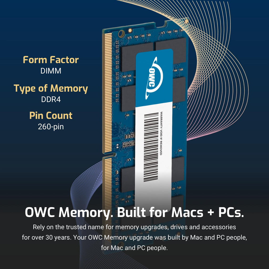 OWC 32GB (2 x 16GB) PC19200 DDR4 2400MHz 260pin SO-DIMMs Memory Ram Upgrade Compatible with 27 and 21.5 iMac (Mid 2017), and Compatible PCs Compatible with MP7N2G/A
