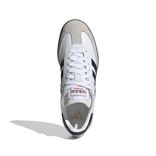 Adidas Unisex-Adult Samba Indoor, White/Black/Vivid Red, 6