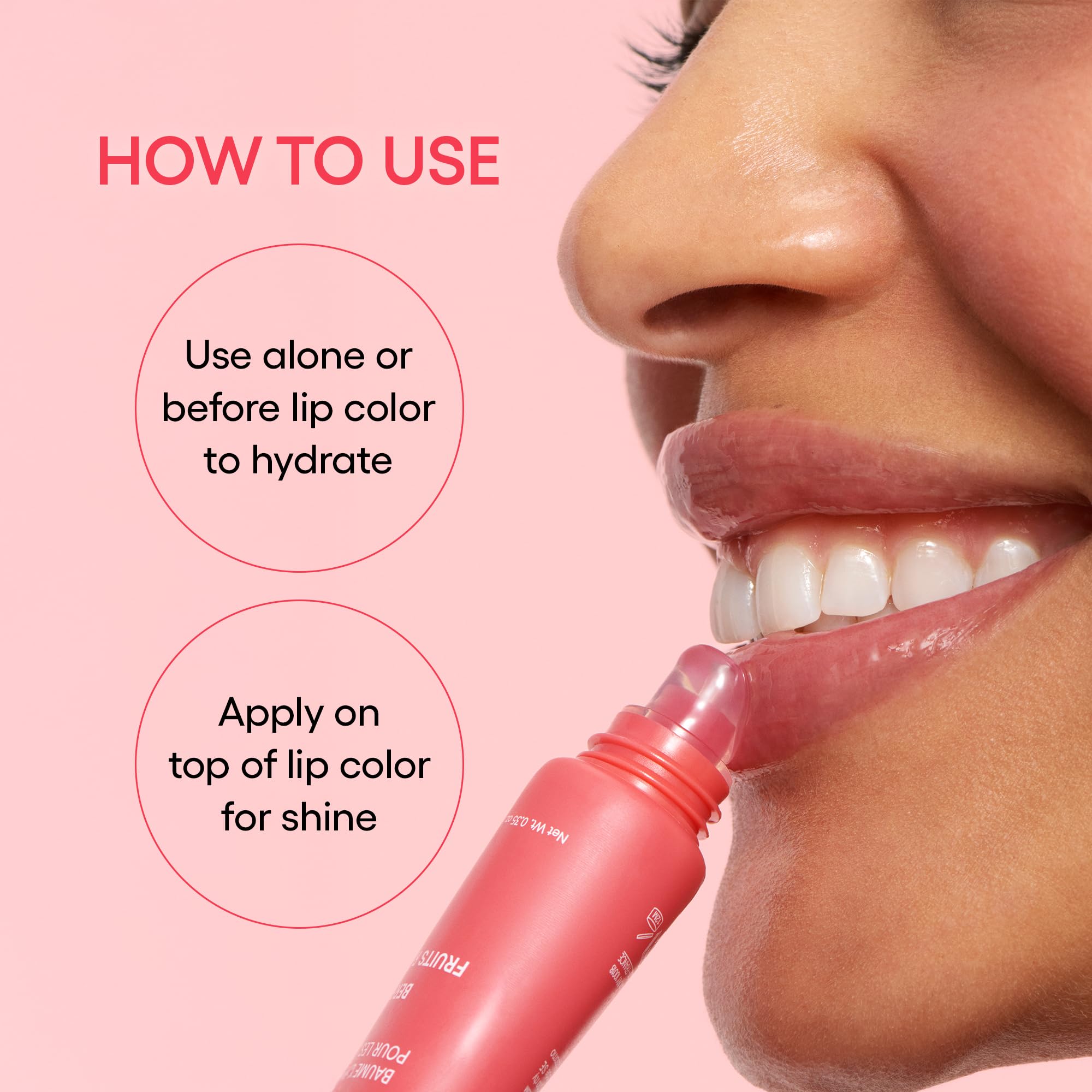LANEIGE Lip Glowy Balm: Sheer Tinted Lip Treatment Balm Tube with Shea & Murumuru Butters for Hydrating, Moisturizing, Glossy, Non-Sticky Shine, Berry | Korean Skin Care, Berry