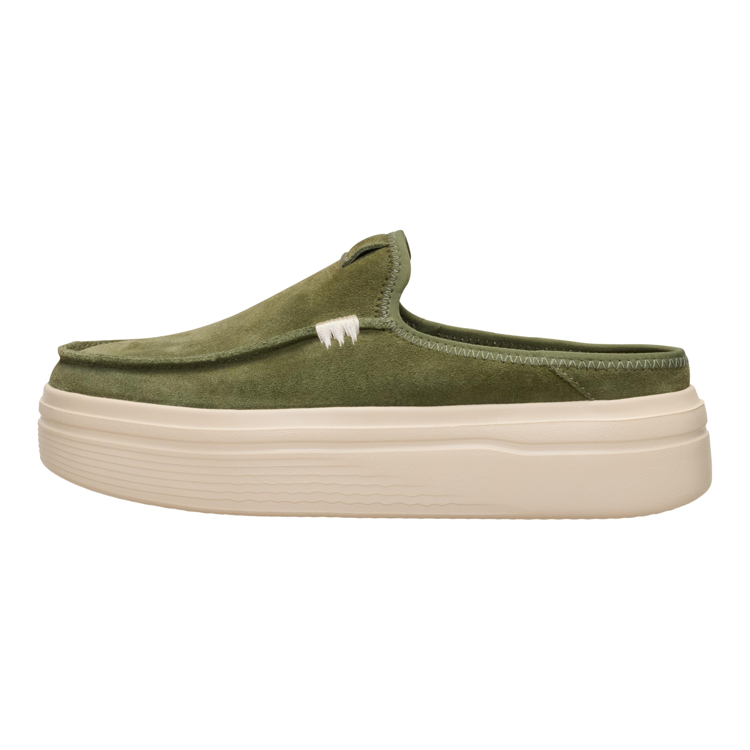 HEYDUDE Austin Lift Classic Moss Size 5, Women’s Shoes, Slip-on Loafers, Comfortable & Light-Weight