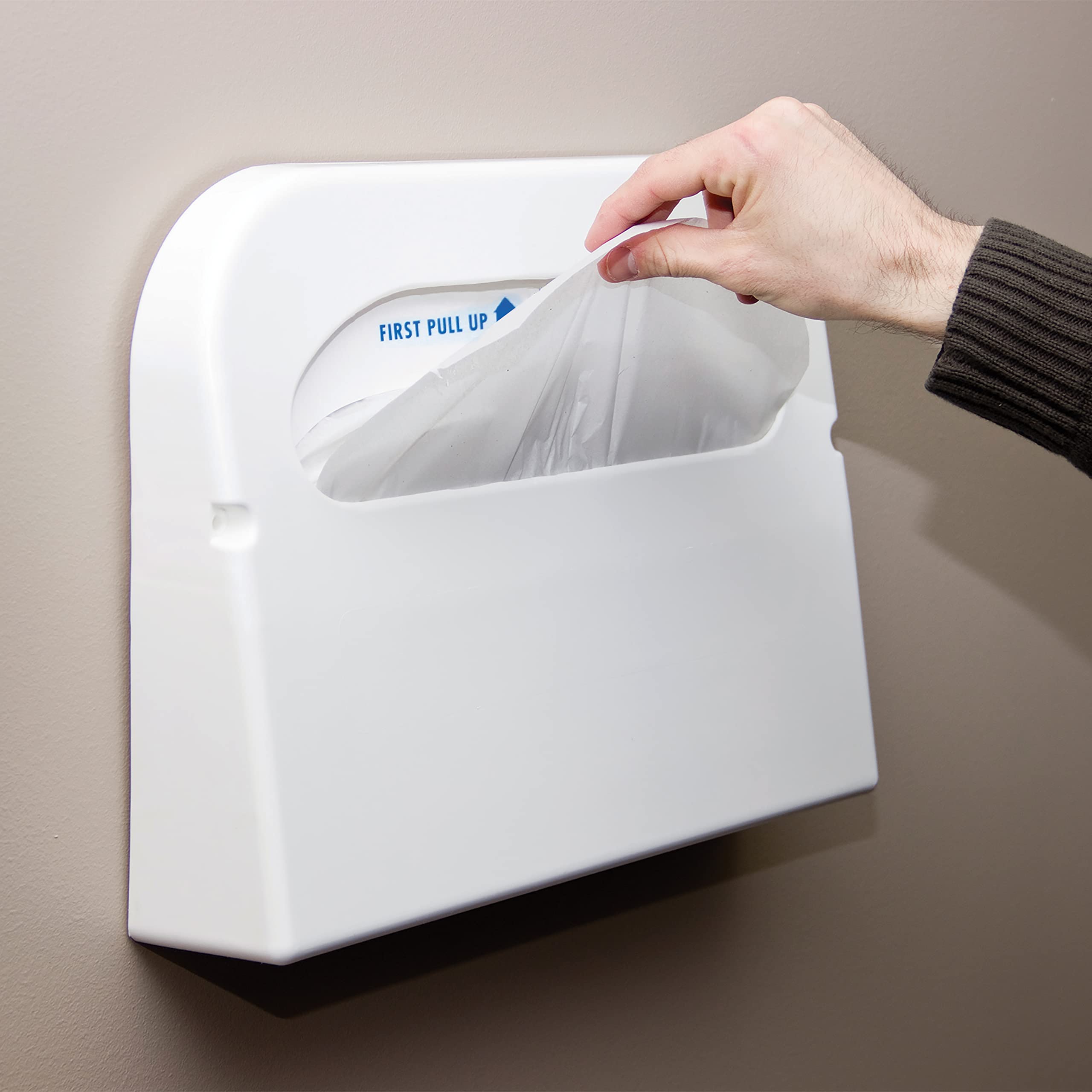 Health Gards - HOSHG1000 HOSPECO HG1000 Toilet Seat Covers, Half-Fold, White, Pack of 250 (Case of 4)