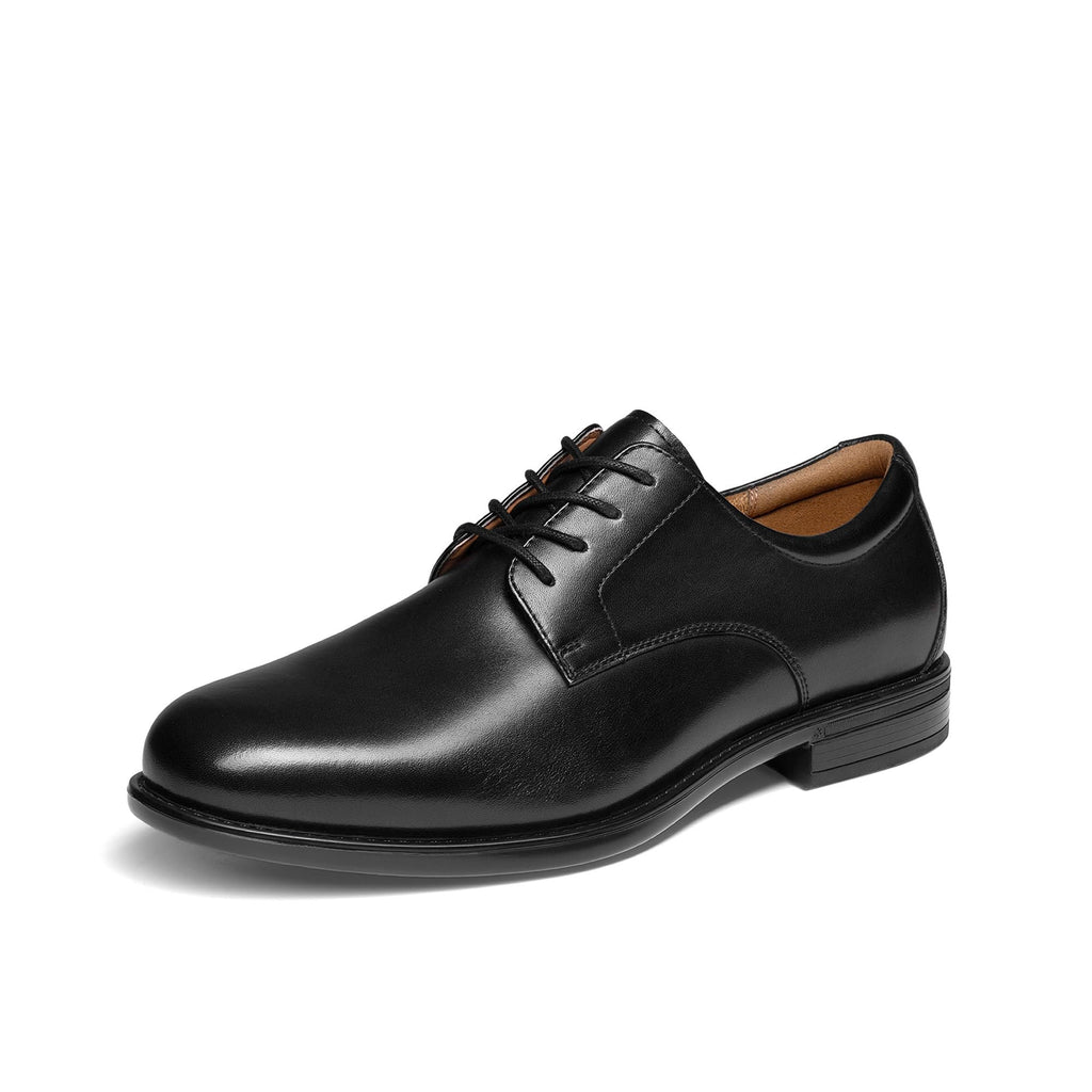 Bruno Marc Men's Classic Leather Dress Shoes Comfort Oxfords Business Formal Lace Up Shoes,Size 10.5,Black,SBOX26007M