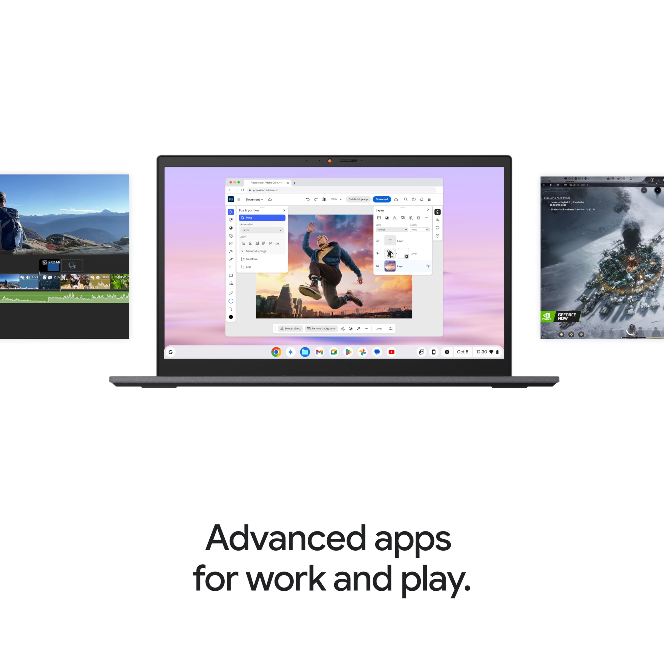 acer Chromebook Plus 515 Laptop with Google AI – 15.6" Full HD 1920 x 1080 IPS Touch Display | Intel Core i3-1305U | 8GB LPDDR5X | 256GB SSD | Wi-Fi 6E | FHD Camera | Chrome OS | CB515-2HT-33M4