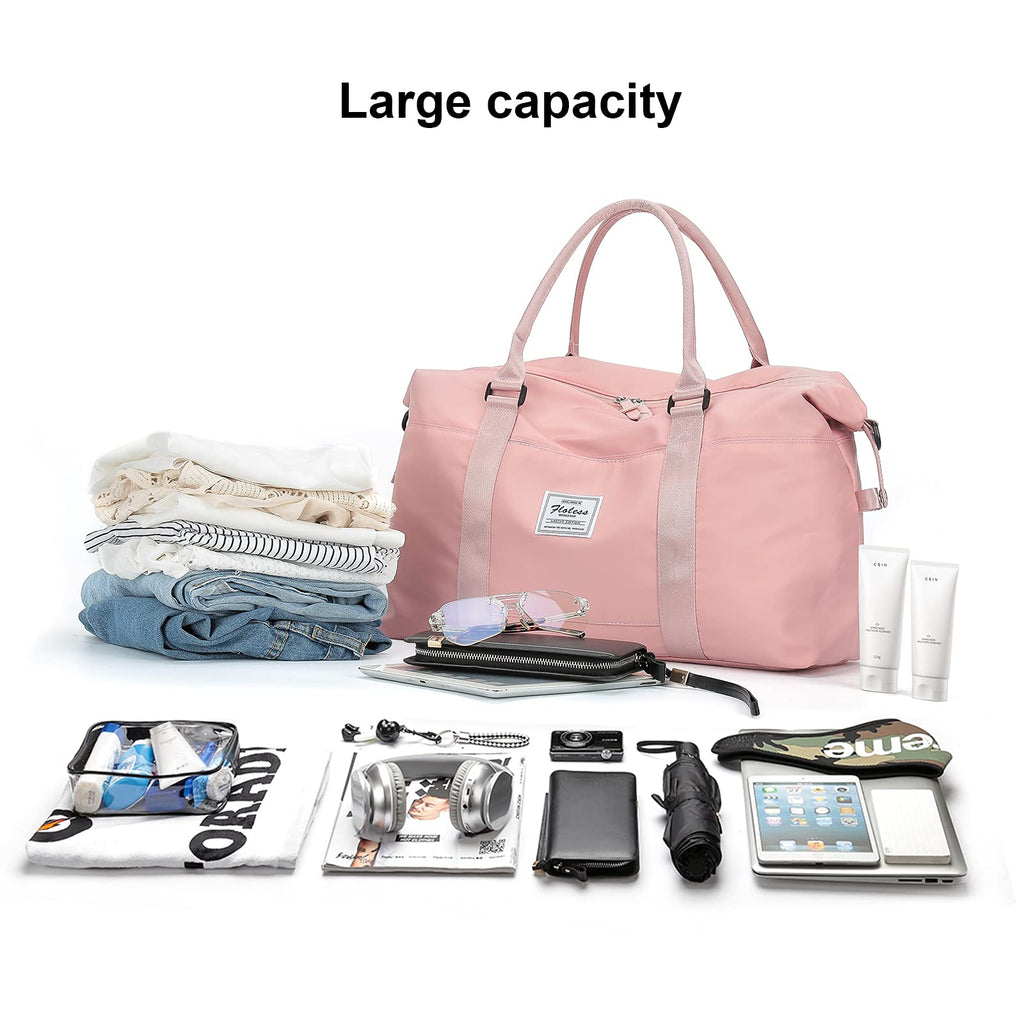 Travel Duffel Bag,Overnight Weekender Bags for Women with Wet Pocket
