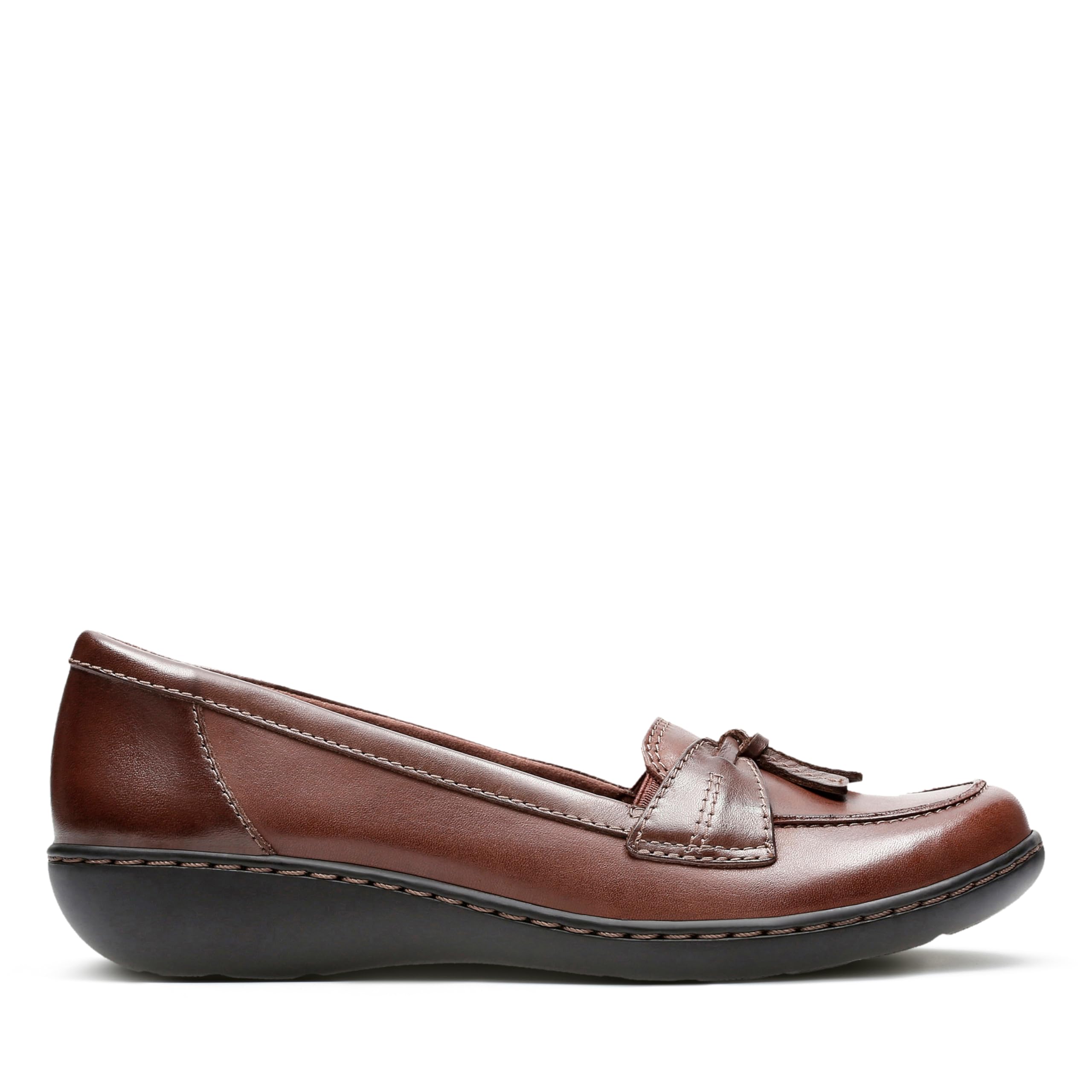 Clarks Women's Ashland Bubble Loafer, Brown Multi, 10