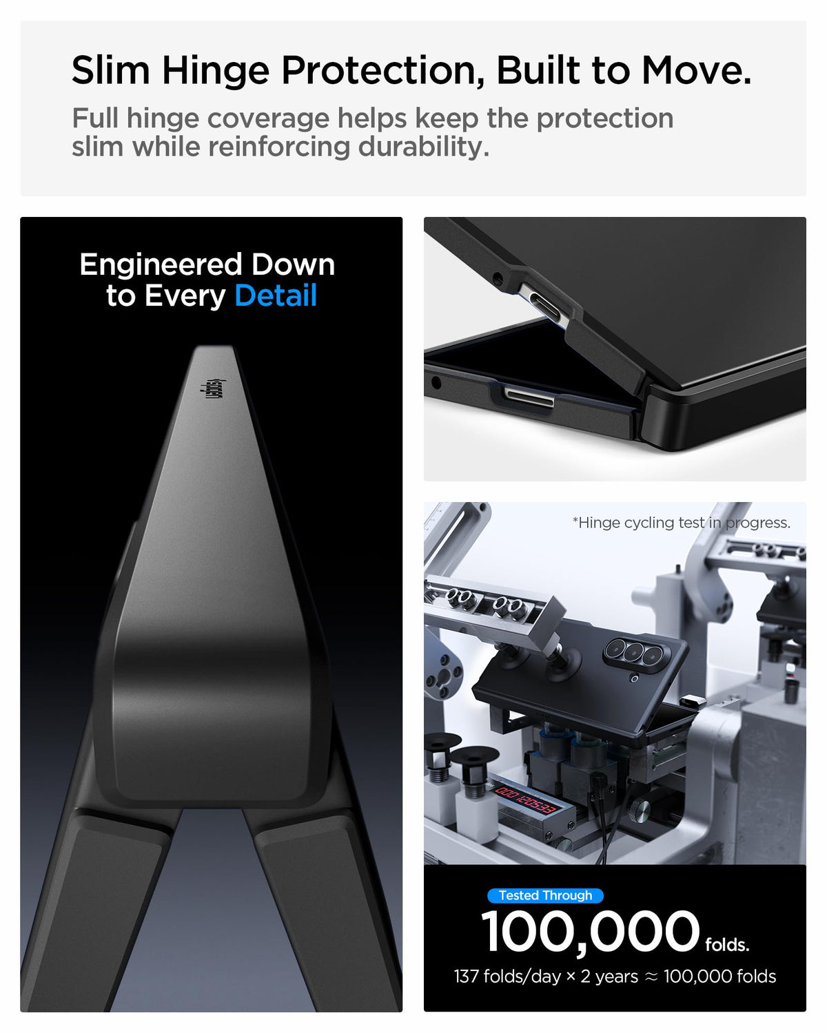 Spigen Tough Armor Pro MagFit for Galaxy Z Fold 8 Ultra Case, Black