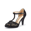 DREAM PAIRS Women's Stilettos Open Toe Pump Fashion Kitten Heel Sandals,Size 7.5,Black,AMORE_2