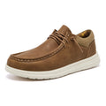 FW FRAN WILLOR Mens Wide Shoes Width Toe Box Slip-on Loafers Casual Walking Shoes for Men Light Brown