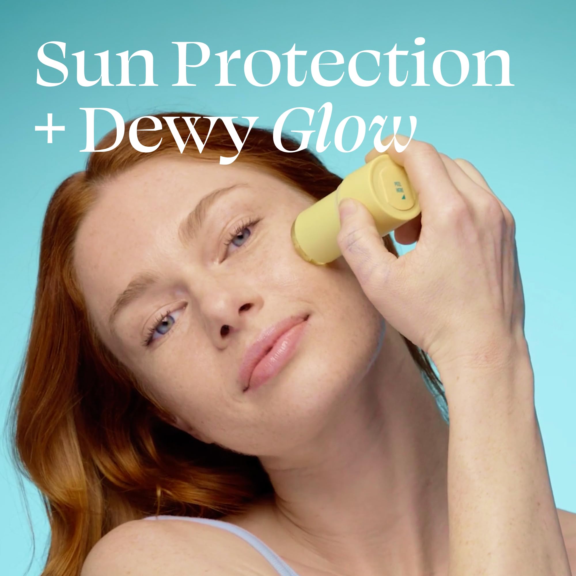 TULA Skin Care Protect + Glow Daily Sunscreen Stick Gel Broad Spectrum SPF 30 - Non-Greasy, Non-Comedogenic & Reef-Safe with Pollution & Blue Light Protection, Supersize, 3.38 oz
