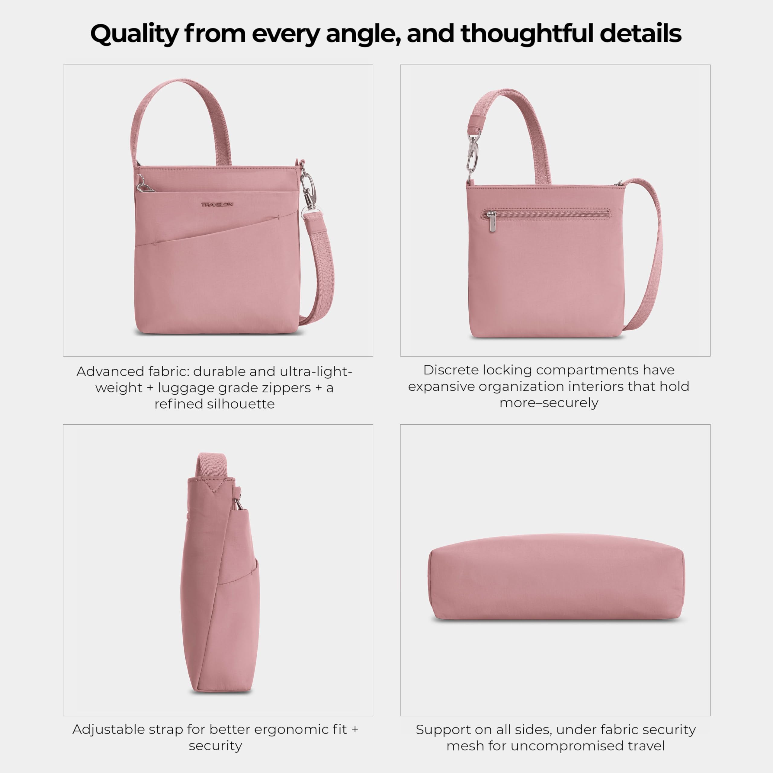 Travelon Anti-Theft Roam Small Crossbody