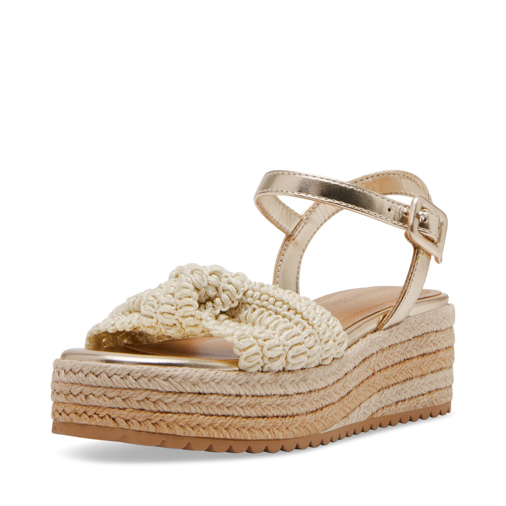 Steve Madden Girls Shoes Cookie, Natural, 4