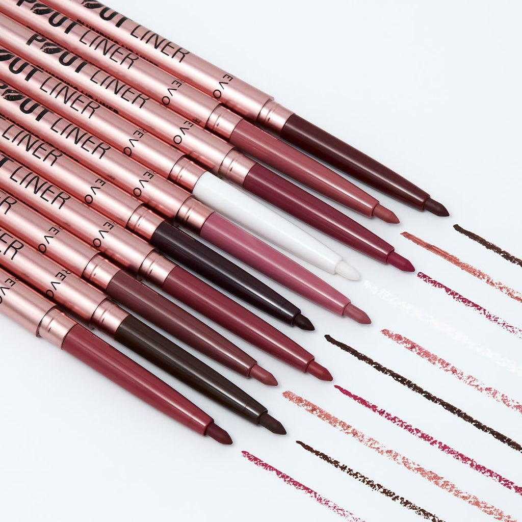 Revolution Beauty London, Pout Bomb Plumping Lip Liner, Long-Lasting Lip Shaper with Hyaluronic Acid & Vitamin E, Vegan & Cruelty-Free, Brown Nude