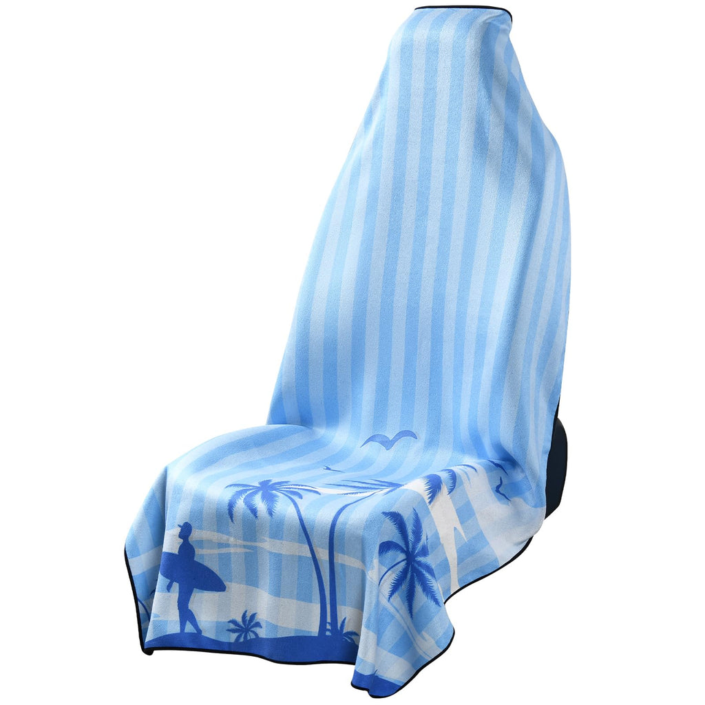 FLORICH Towel Car Seat Covers, Car Seat cover Protector Front Seats, Car Seat Cover Towel for Post Gym Workout, Running, Swimming and Beach, Non-Slip Car Seat Towel Covers Fit for Most Cars Trucks SUV