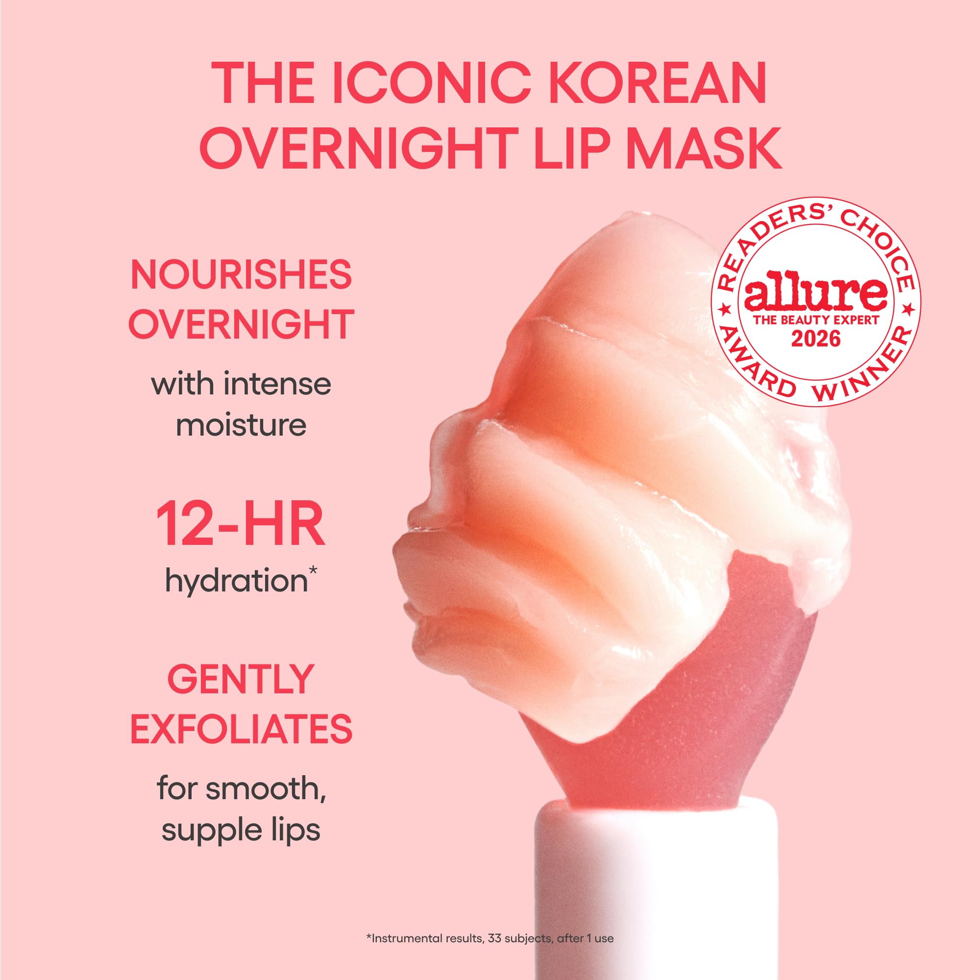 LANEIGE Lip Sleeping Mask: Hydrating & Nourishing Korean Overnight Lip Treatment Mask with Shea Butter, Vitamin C & Murumuru, Antioxidants For Flaky, Dry Lips | Korean Skin Care, Grapefruit