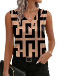 Zeagoo Camisole Tops for Women Silk Satin Tank Tops Loose Fit Dressy Casual Sleeveless Shirts V Neck Blouses