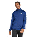 adidas Men's 3-Stripes Tricot Regular Sportswear Track Top, Dark Blue, Medium/Tall