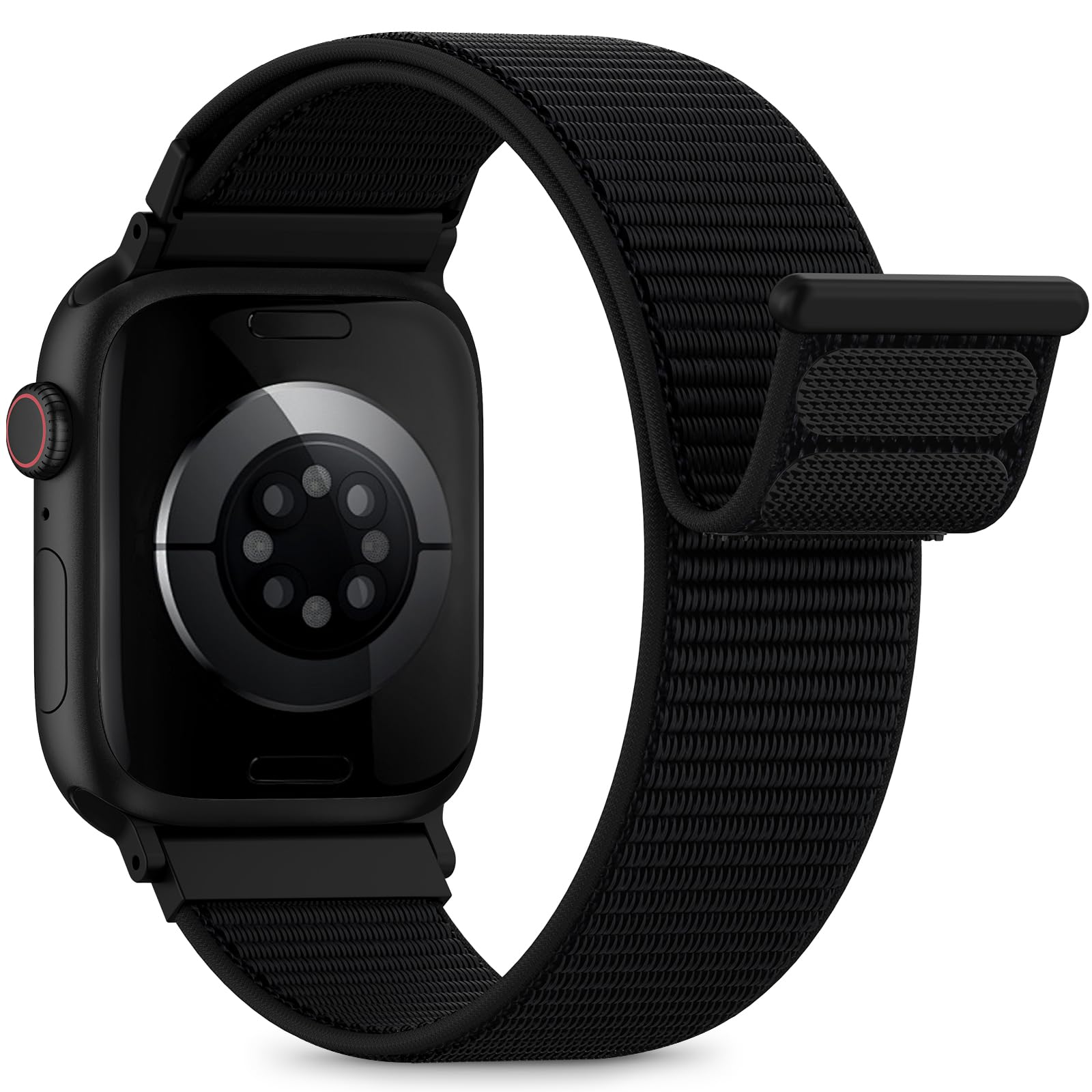 Nylon Loop Sport Band Compatible with Apple Watch Bands 44mm 45mm 46mm 49mm 42mm for Women Men, iWatch Wrist Straps for Ultra 3 2, Se, Series 11 10 9 8 7, Breathable, Soft Band Ideal for Outdoor