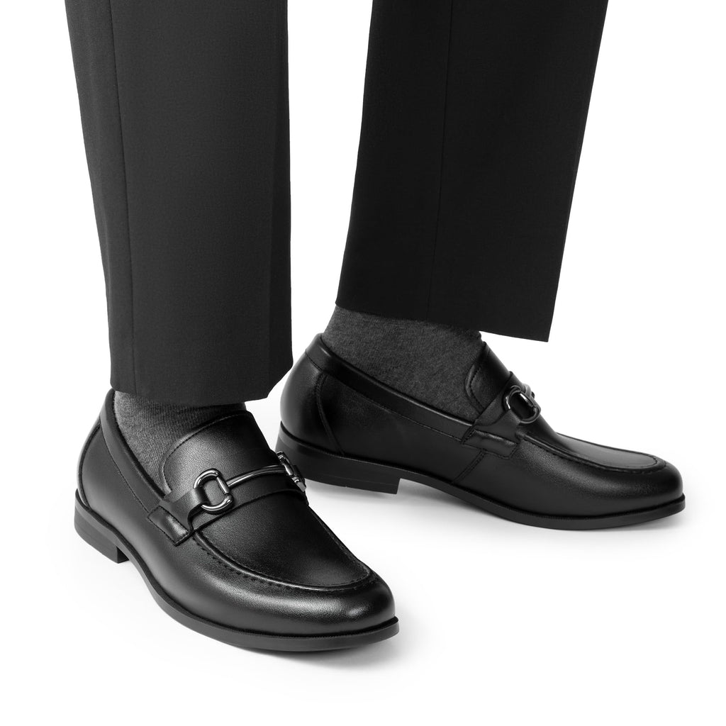 Bruno Marc Men's Dress Loafers Slip-on Formal Shoes,Size 13,Black,SBLS2410M