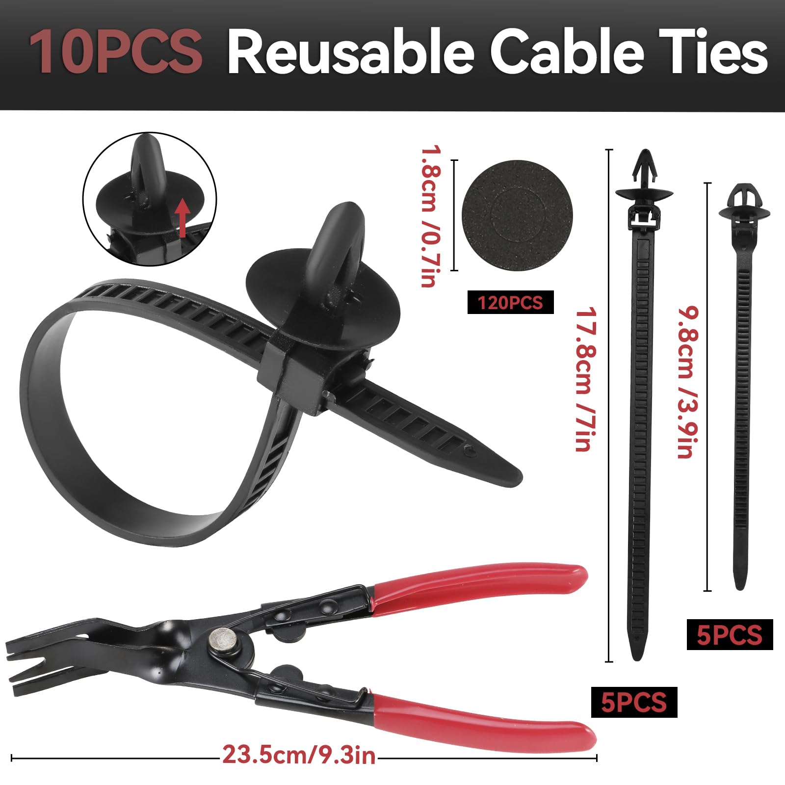 2080PCS Auto Retainer Clips Kit with Fastener Plier, Trim Removal Tools and 3-Layer Organizer Box, 33 Most Common Push Rivets for Car Bumper, Fender, Door Panel and Interior Repair