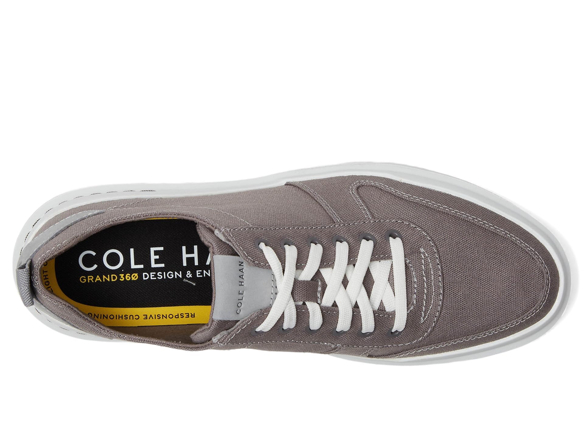 Cole Haan mens Grandpro Rally Canvas Court Sneaker, Grey, 11 US