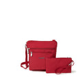 Baggallini womens Pocket With Rfid Crossbody Bags, Apple, One Size US