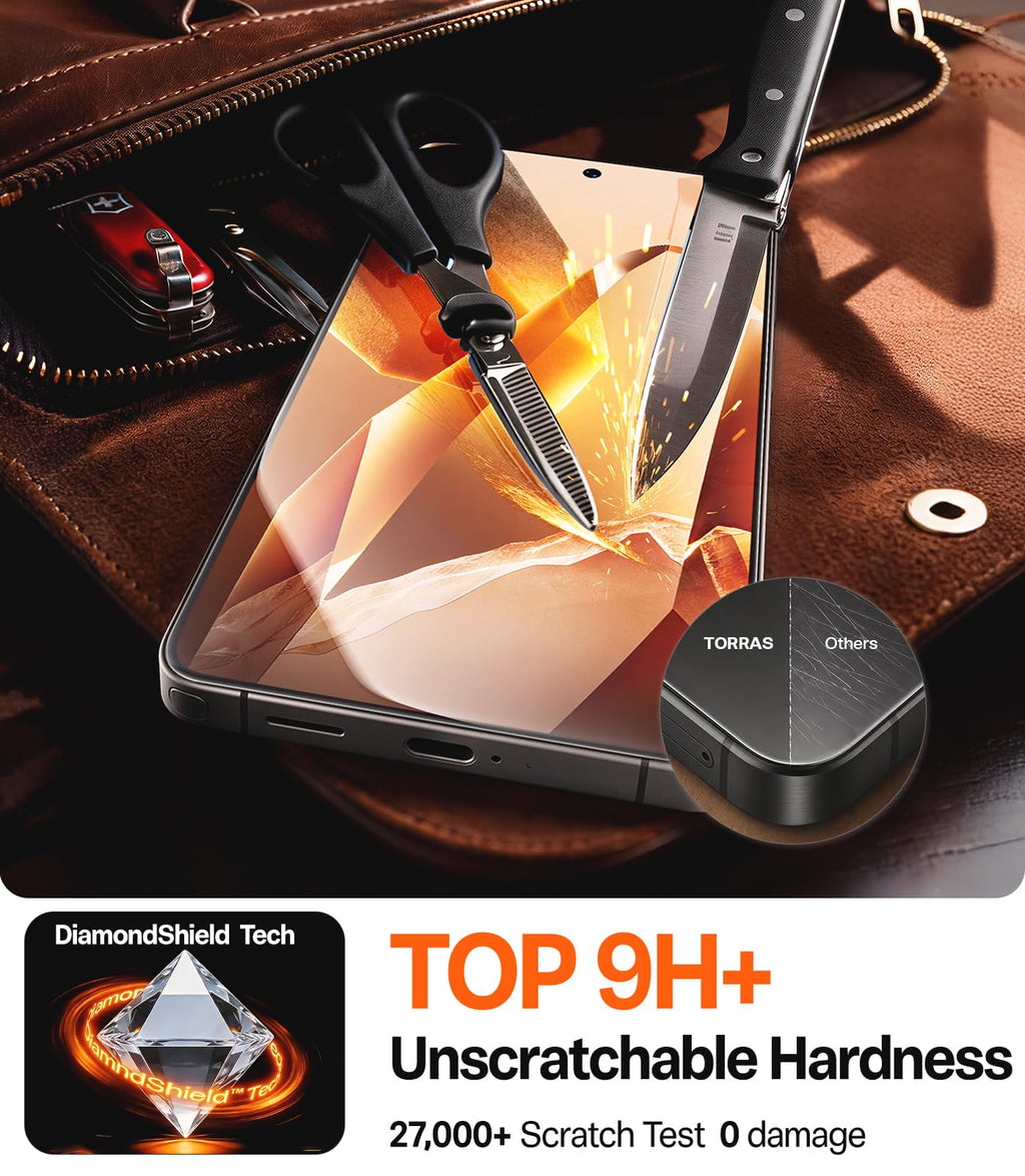 TORRAS Unbreakable for Samsung Galaxy S26 Ultra Screen Protector, 2 Pack