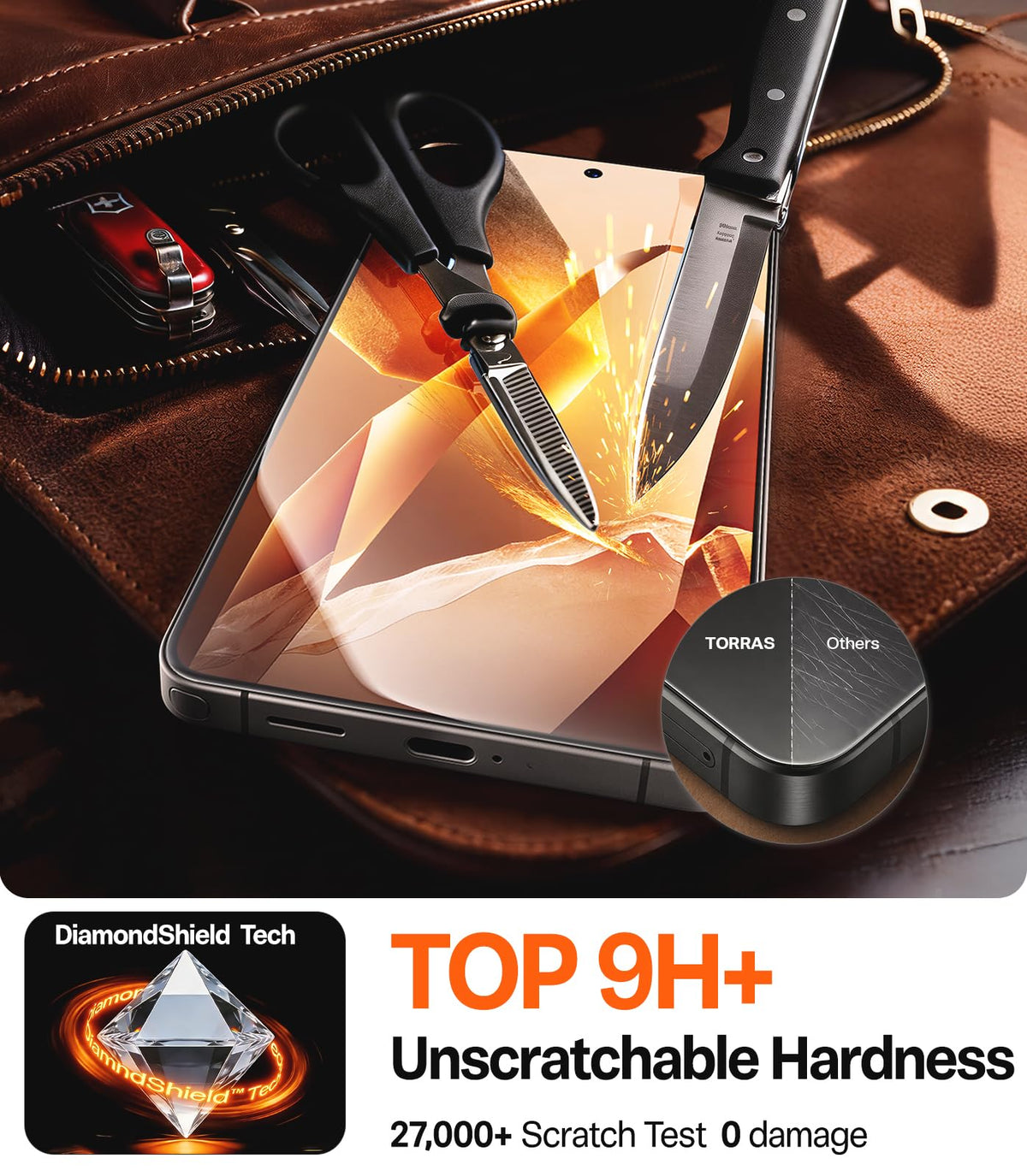 TORRAS Unbreakable for Samsung Galaxy S26 Ultra Screen Protector, 2 Pack