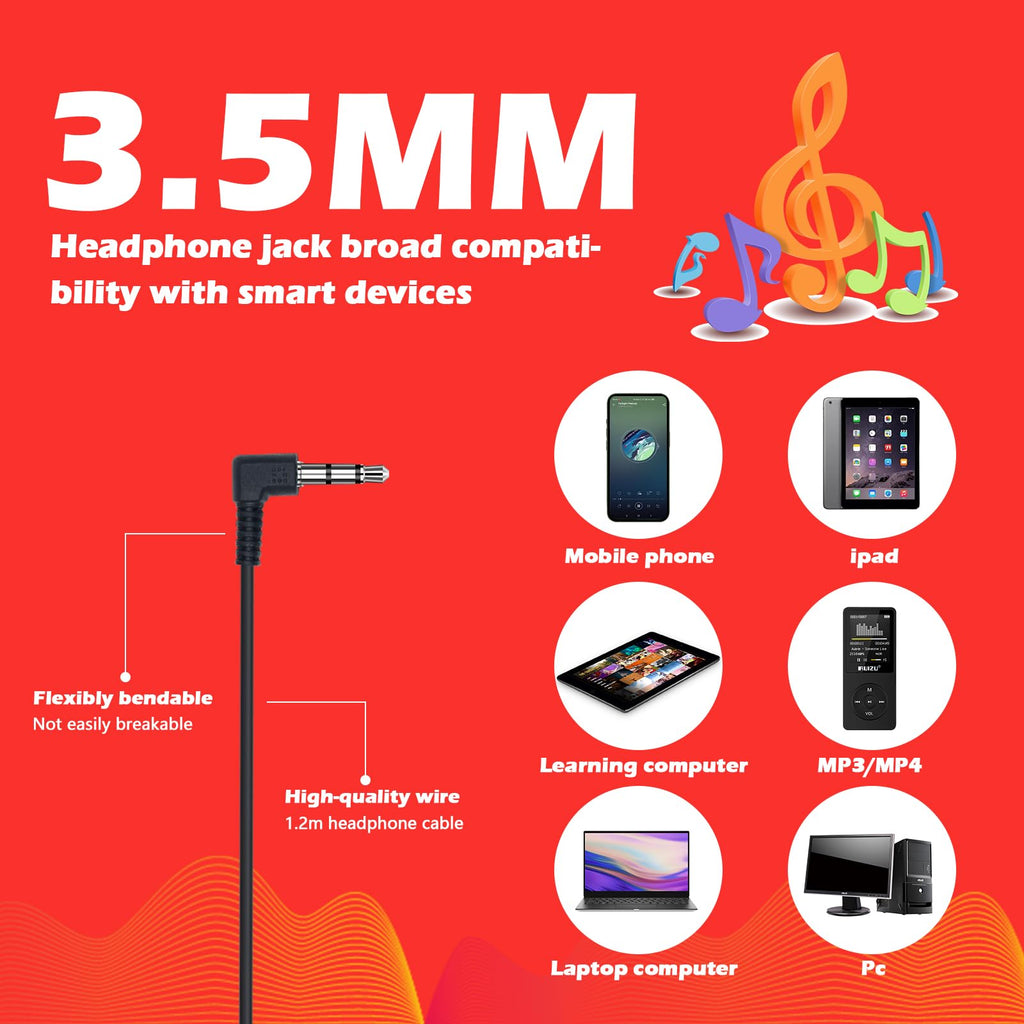 MENGLALA Classroom Headphones Bulk 15 Pack for School Kids,Wholesale Earphones Class Set of Headphones for Students Children Teens Multi Color