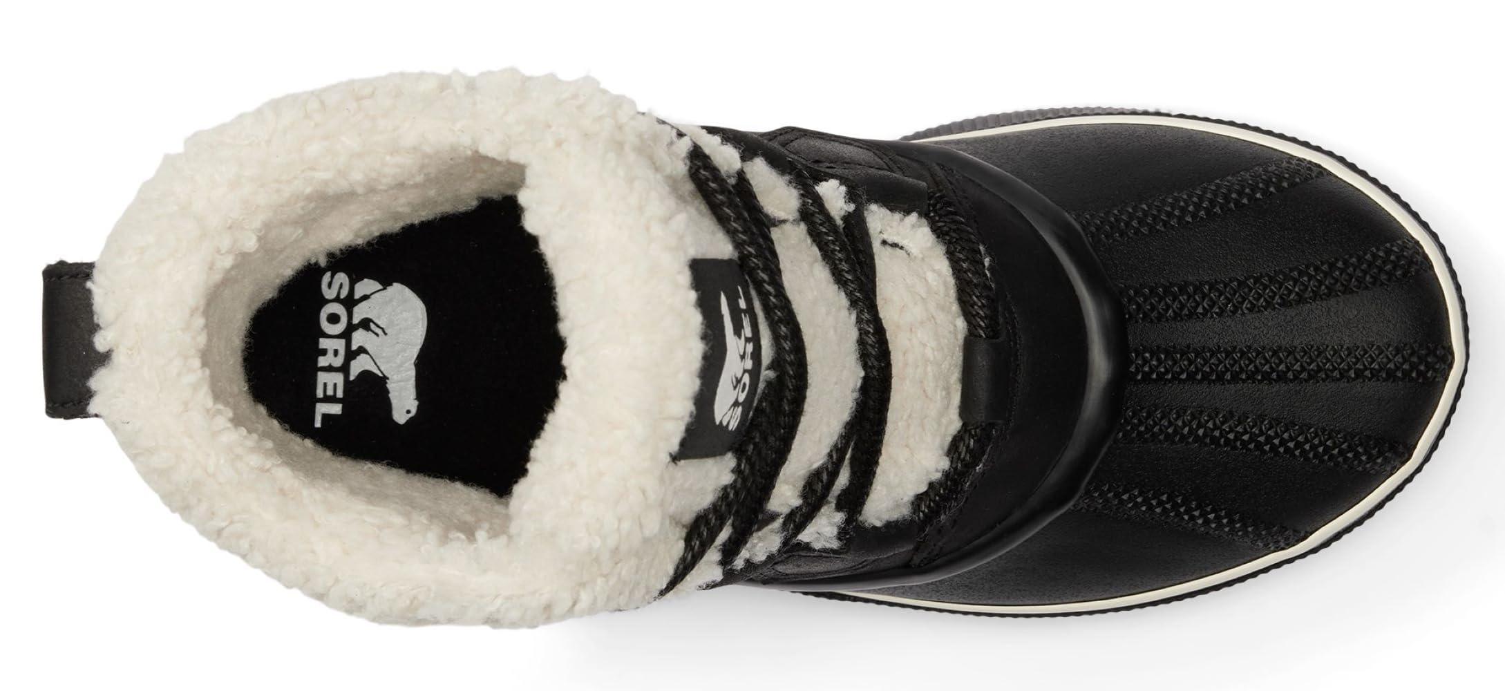 SOREL Women's Out N About lV Chillz Waterproof Boot - Black, Chalk - 8