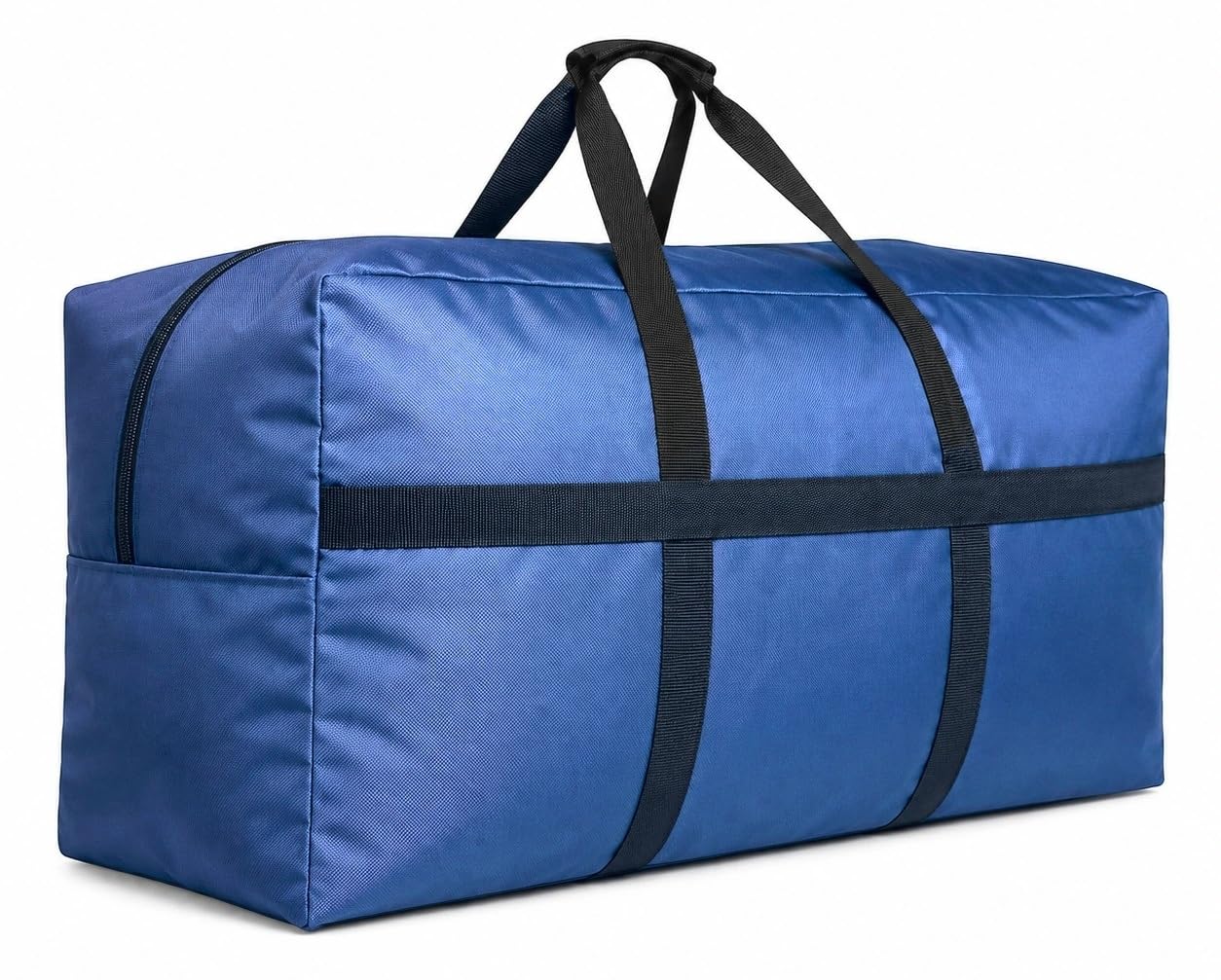 HaoHakka Extra Large Duffle Bag for Travel, Big XL Oversized Foldable Duffel Storage Bags with Reinforced Handles & Lockable Zipper - Blue, 100L