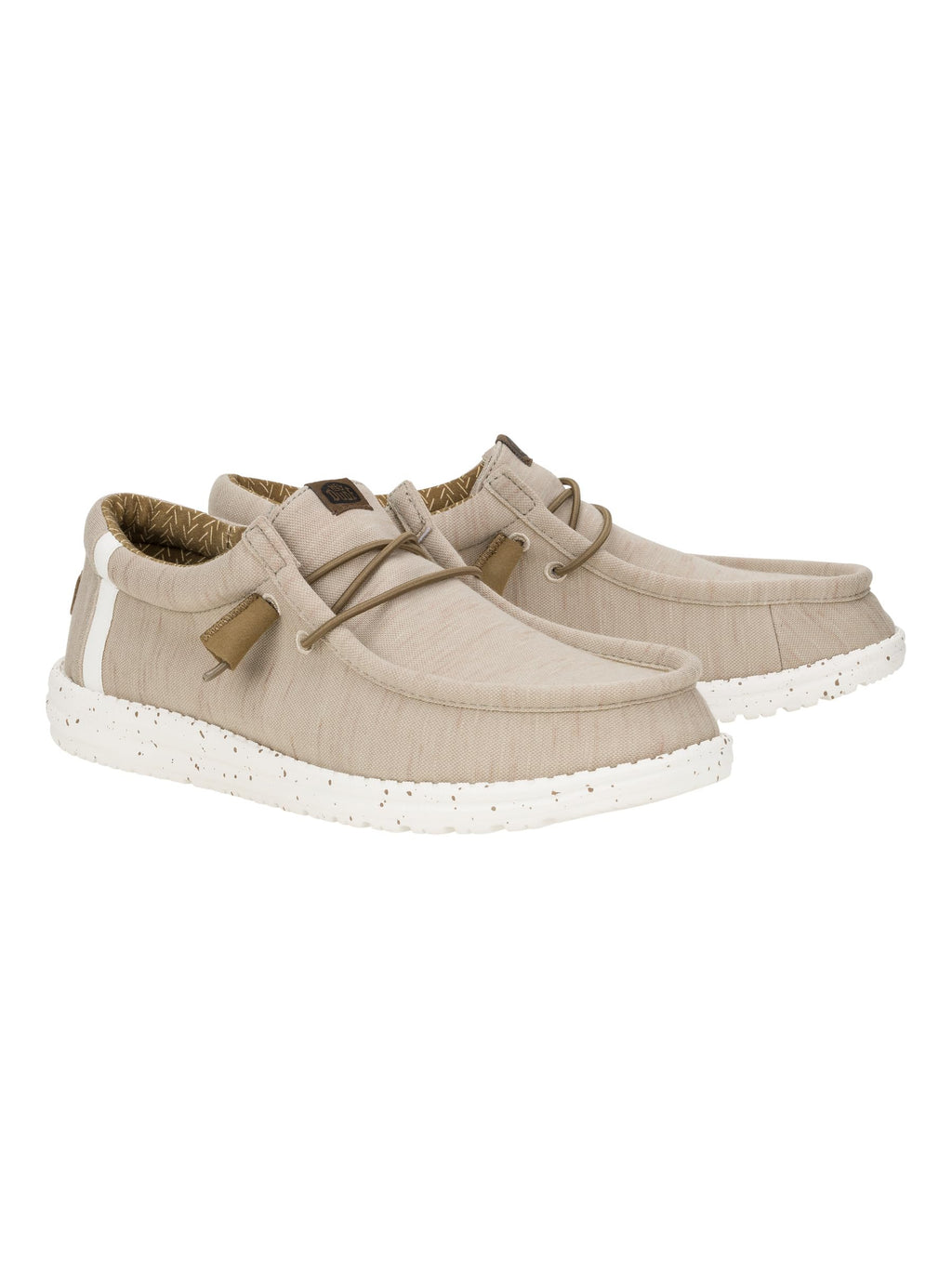 HEYDUDE Men's Wally Stretch Fleece Quarry Size 9, Men’s Shoes, Men's Slip-on Loafers, Comfortable & Light-Weight