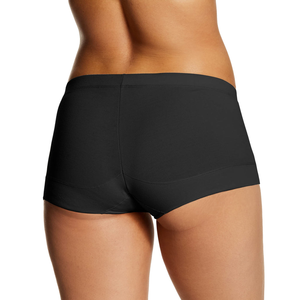 Maidenform Women's Underwear Boy Shorts Pack, 3-Pack, Stretch Cotton Underwear Women Pack, Comfy Boy short Panties for Women