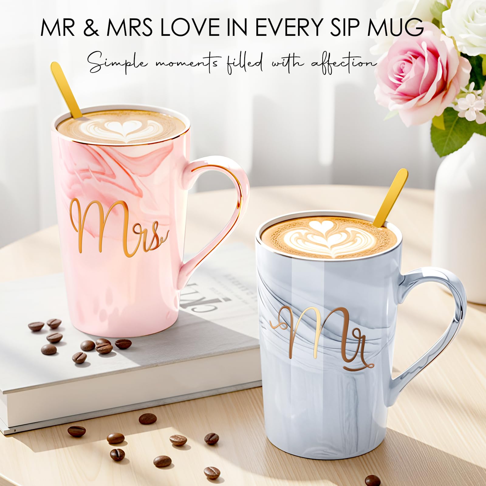 HELORAY Engagement Unique Gifts for Couples Wedding Registry Gifts Ideas for Bride To Be Bridal Shower Present Marriage Mr and Mrs Bachelorette Gift for Bride Newly Wed Essentials Must Haves