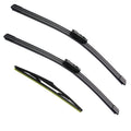 3 Factory Wiper Blade Replacement for Mazda CX-5 CX-9 02/2017-2021 2022 2023 2024 Original Equipment Windshield Window Wiper Blades Set - 24"/18"/14"(Set of 3) Top Lock