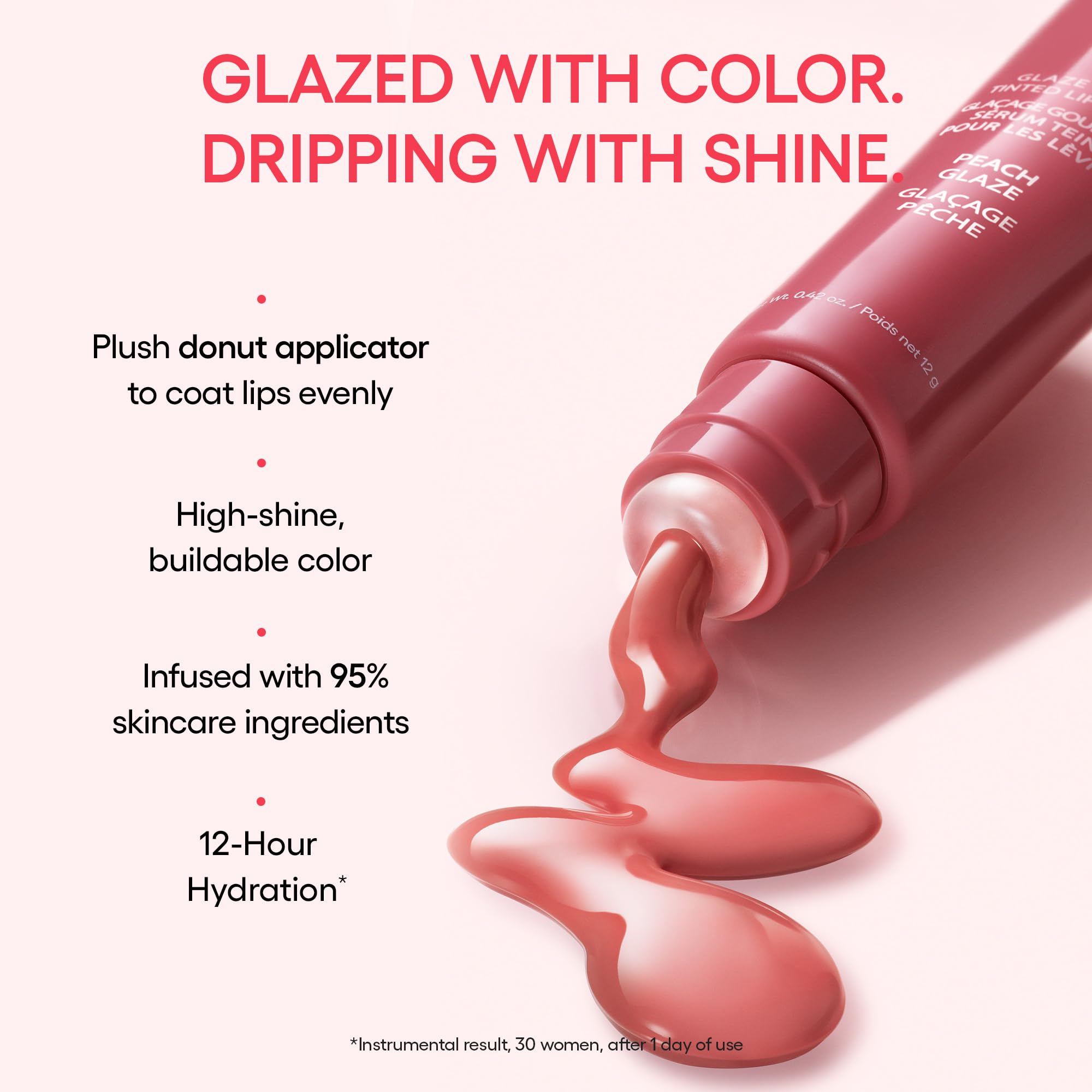 LANEIGE Glaze Craze Tinted Lip Serum: Hydrating, Lip Barrier-Boosting, Softening Lip Serum Treatment for Glossy & Buildable Shine, Nourished Lips| Korean Skin Care, Cinnamon Sugar