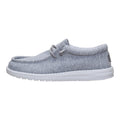 HEYDUDE Men’s Wally Stretch Jersey Grey Size 11 | Slip-On Loafers, Lightweight Casual Shoes, Comfortable Walking Sneakers
