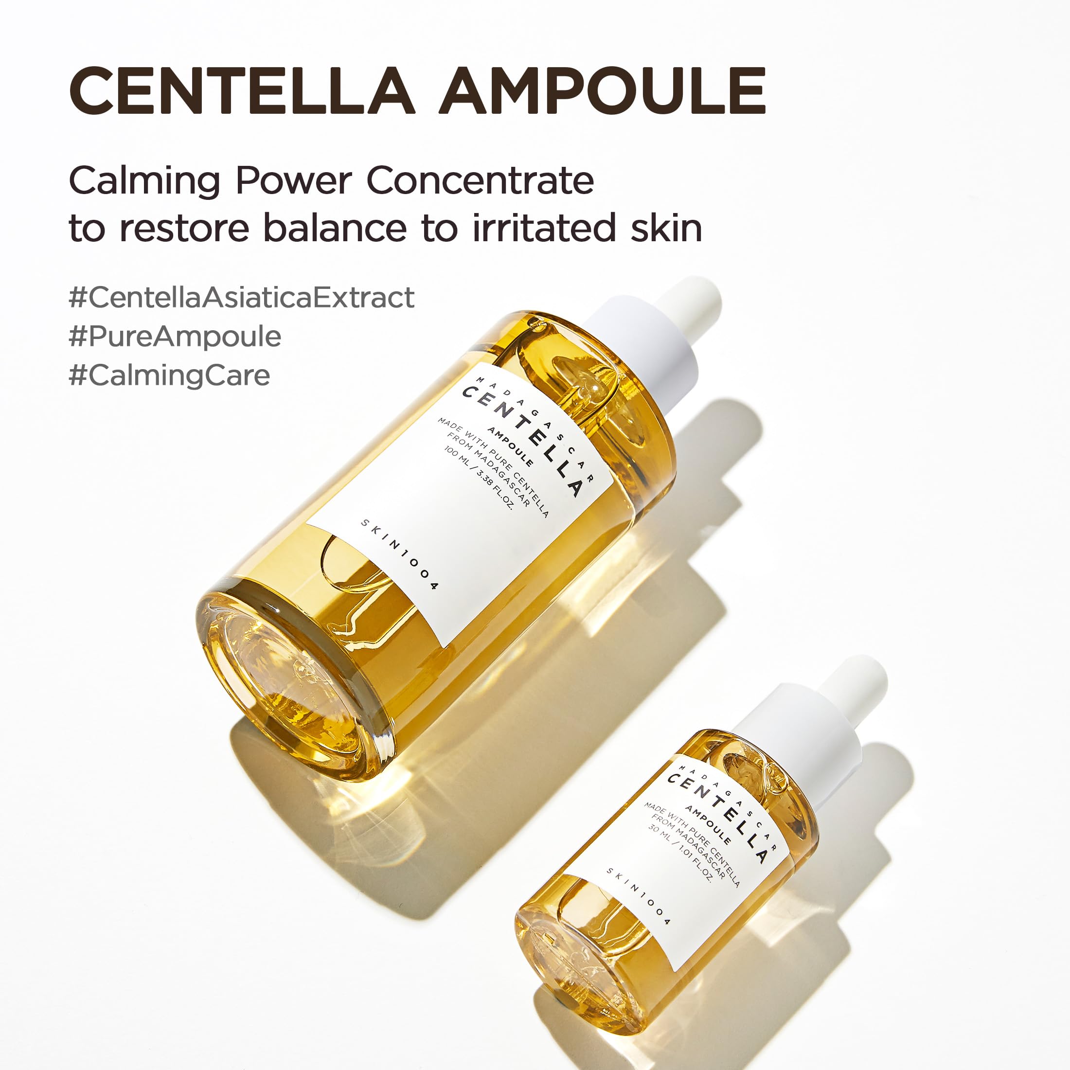 SKIN1004 Centella Travel Kit, Korean Skin Care Set with Toner, Moisturiser, Serum, Cleansing Oil & Cleanser, Travel Size Set with Madagascar Centella, Sensitive Skin, Perfect for Travel Beauty & Gifts
