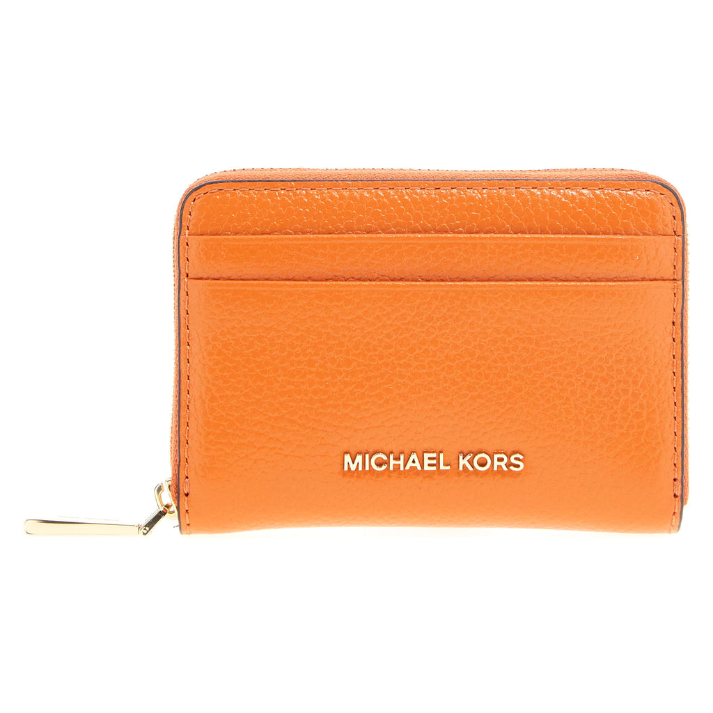 Michael Kors Women's Sm Za Coin Card Case Hand Bag, Orange Punch, One Size