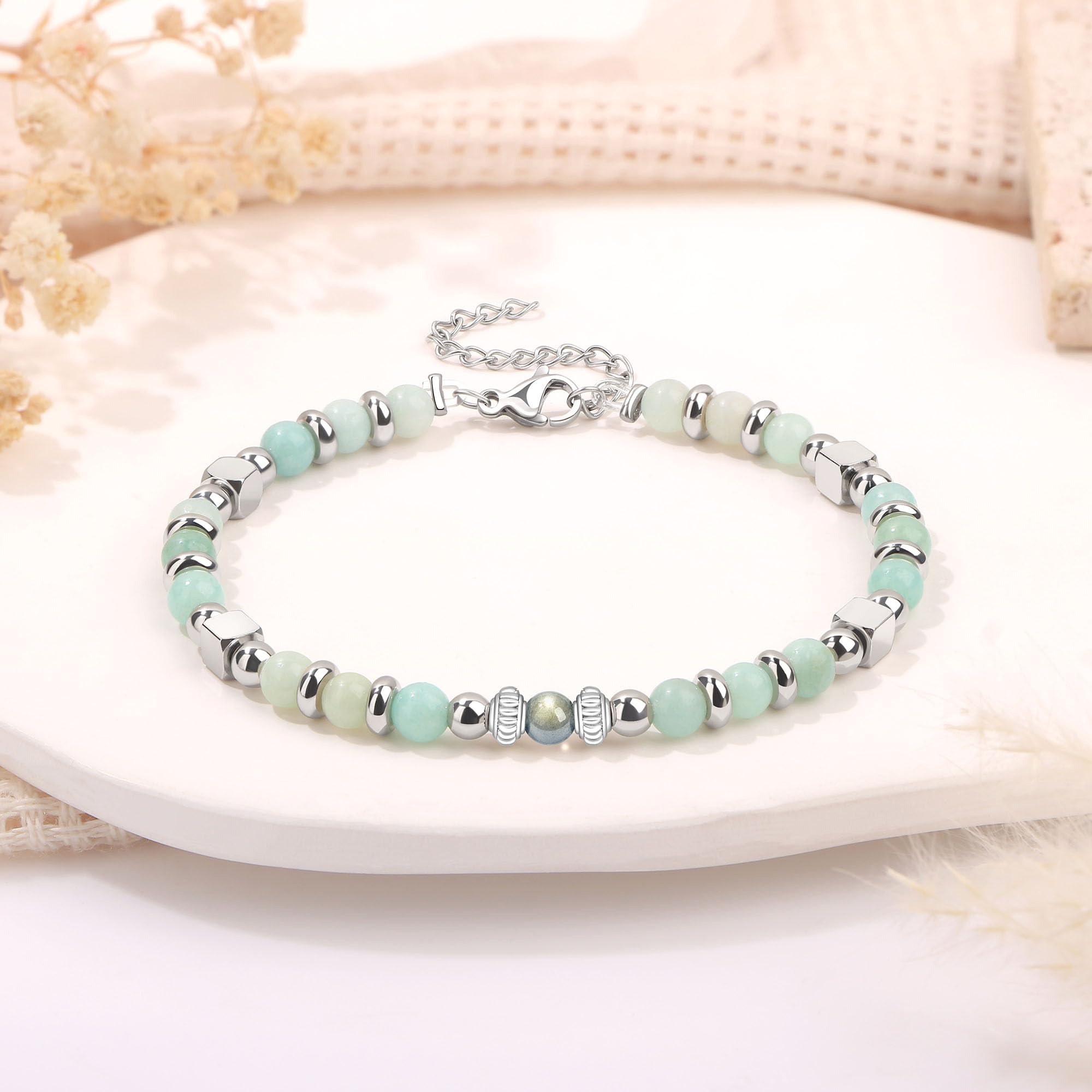 JoycuFF Valentines Day Birthday Gifts for Teens Daughter, Unique Gifts Trendy Stuff Jewelry Present for Women Her Teenage Bracelets for Women, Easter Christmas Stocking Stuffers for Teens